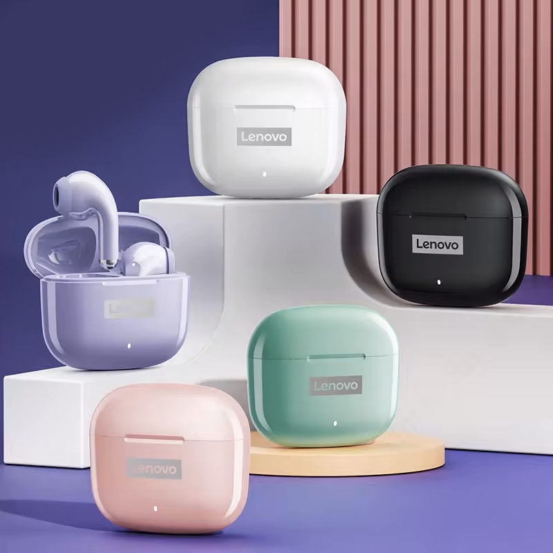 Słuchawki bezprzewodowe douszne LENOVO Thinkplus LivePods LP40 PRO Różowe - obrazek 6