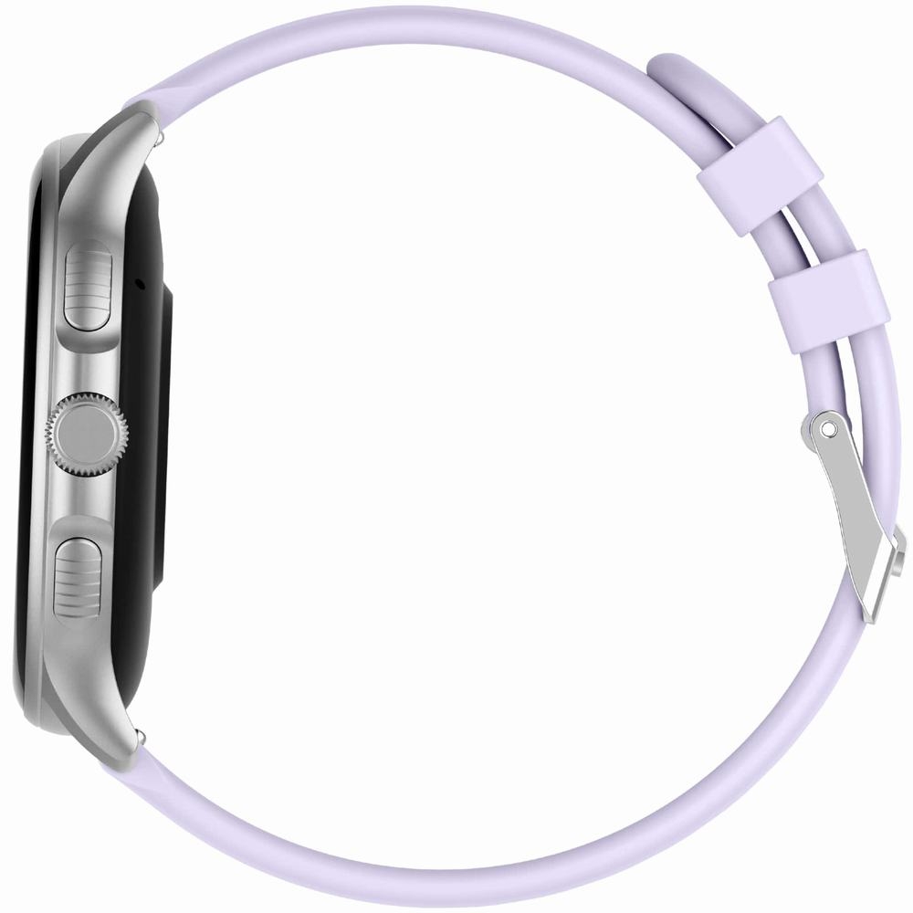 Smartwatch Damski GRAVITY GT12-6 Fioletowy Pasek Silikonowy + Srebrna Bransoleta - obrazek 7