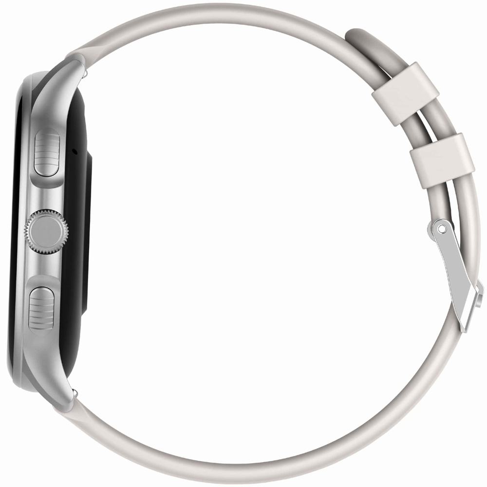 Smartwatch Damski GRAVITY GT12-8 Biały Pasek Silikonowy + Srebrna Bransoleta - obrazek 7