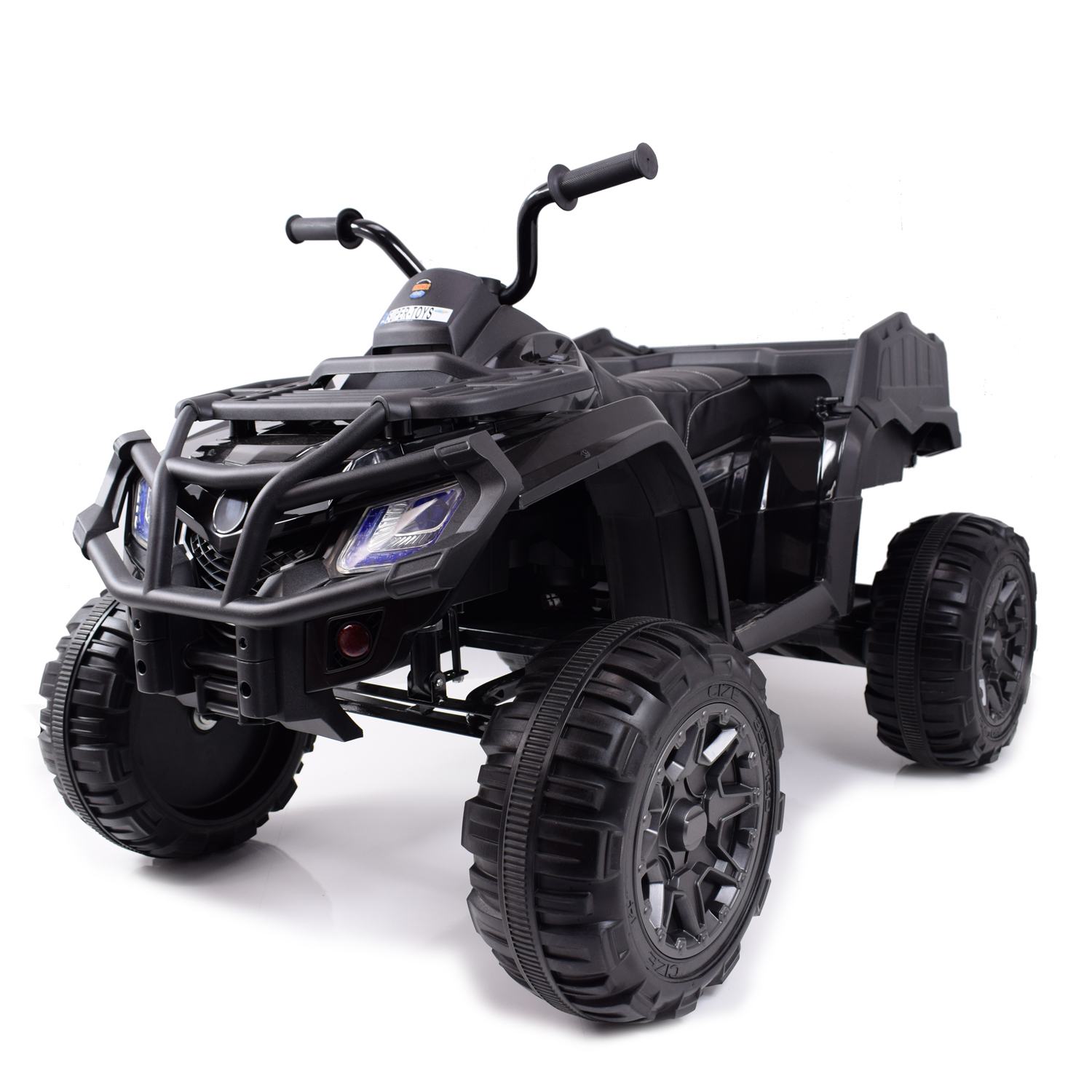 MEGA WIELKI QUAD 24 V, 2X100W, AMORTYZATORY, MIĘKKIE KOŁA, RADIO/0909-24V - obrazek 5