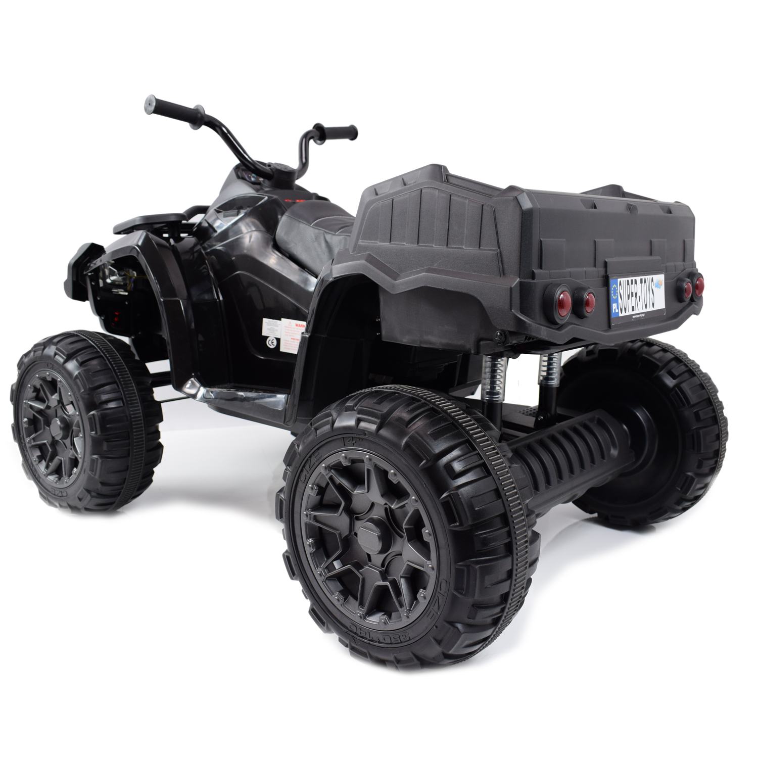 MEGA WIELKI QUAD 24 V, 2X100W, AMORTYZATORY, MIĘKKIE KOŁA, RADIO/0909-24V - obrazek 6
