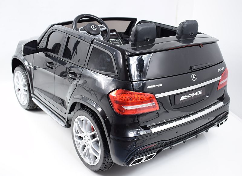 MERCEDES GLS 63, 4 SILNIKI, 2X12 V, MIĘKKIE KOŁA, MIĘKKIE SIEDZENIE, KLIMATYZACJA DLA 2 DZIECI/HL228 - obrazek 9