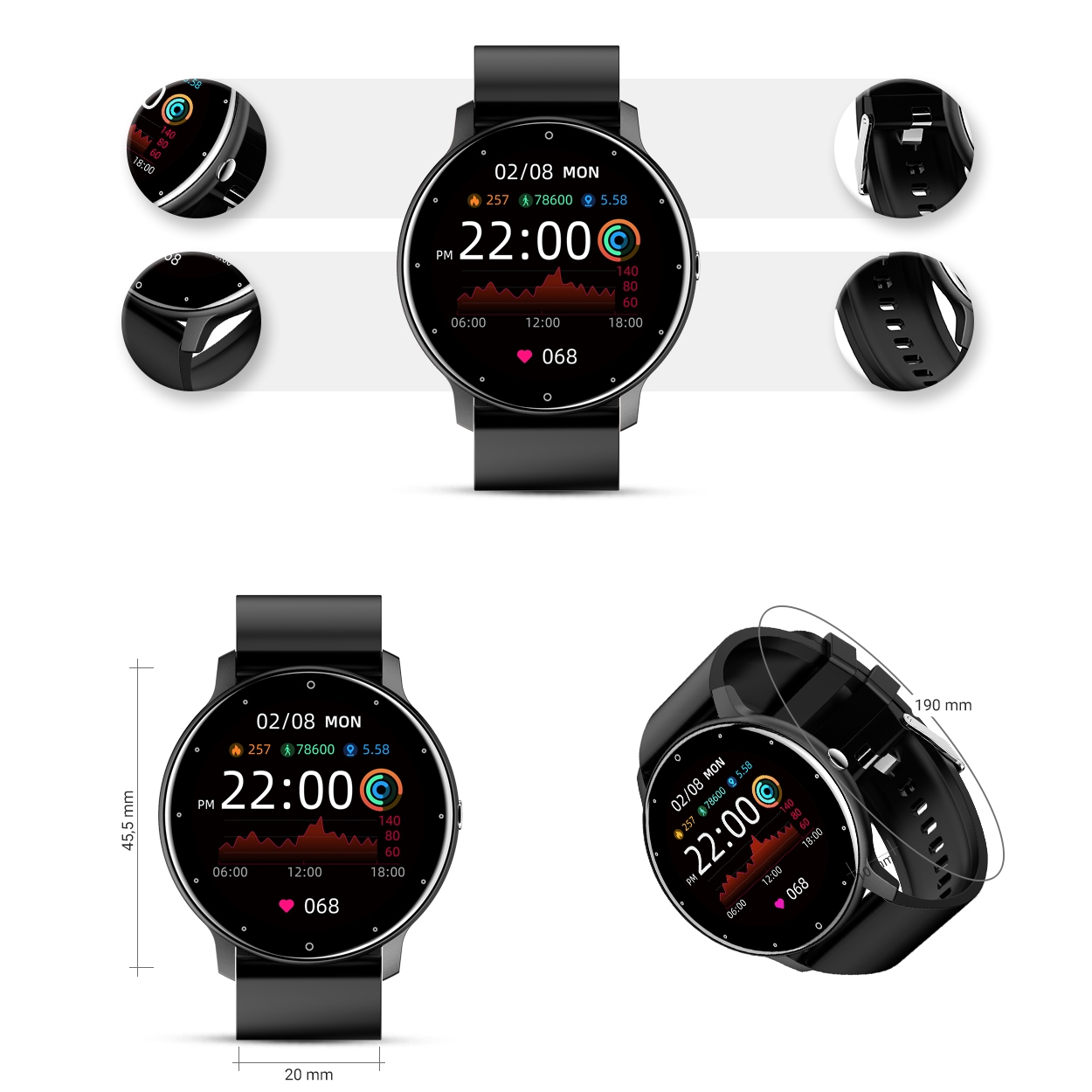 Smartwatch Damski Gravity GT1-3 - obrazek 7