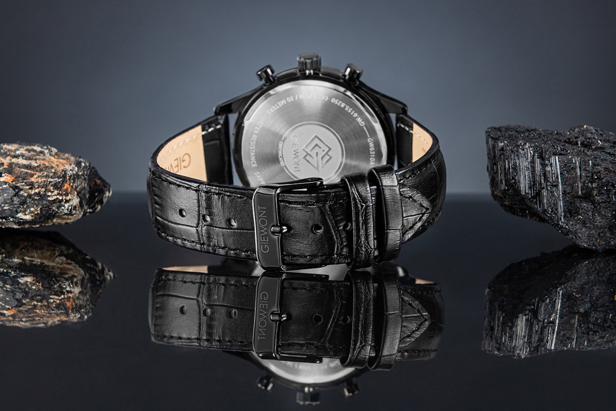 Zegarek Męski Giewont Chronograph Sapphire Czarny GW6310-A1 - obrazek 6