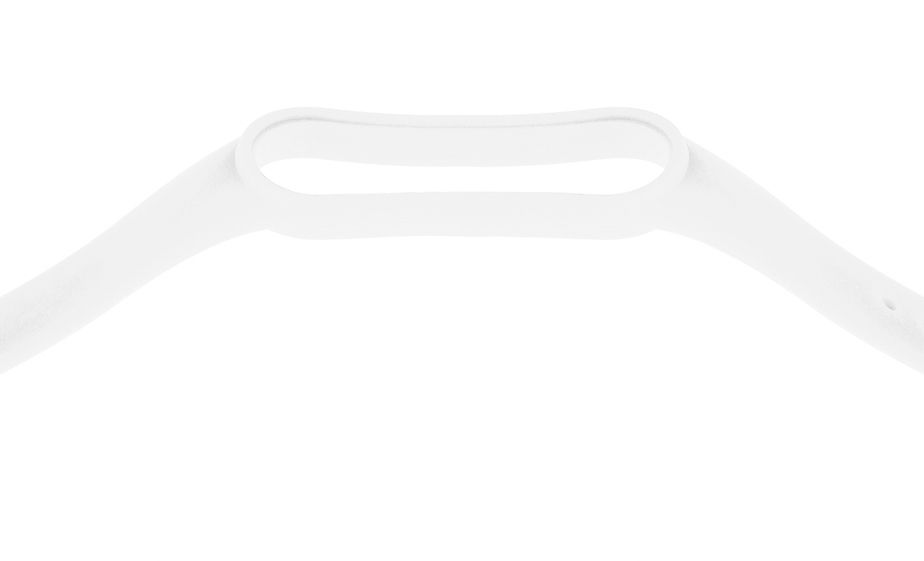 Pasek silikonowy do Xiaomi 5/6 - biały - obrazek 5