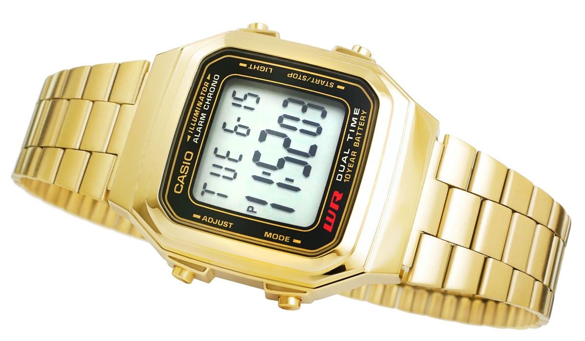 Zegarek Damski CASIO A178WGA-1ADF - obrazek 3