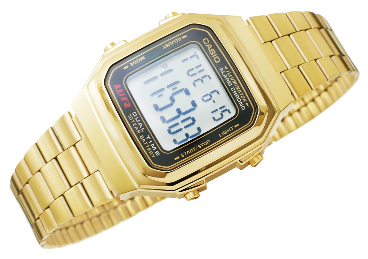 Zegarek Damski CASIO A178WGA-1ADF - obrazek 4
