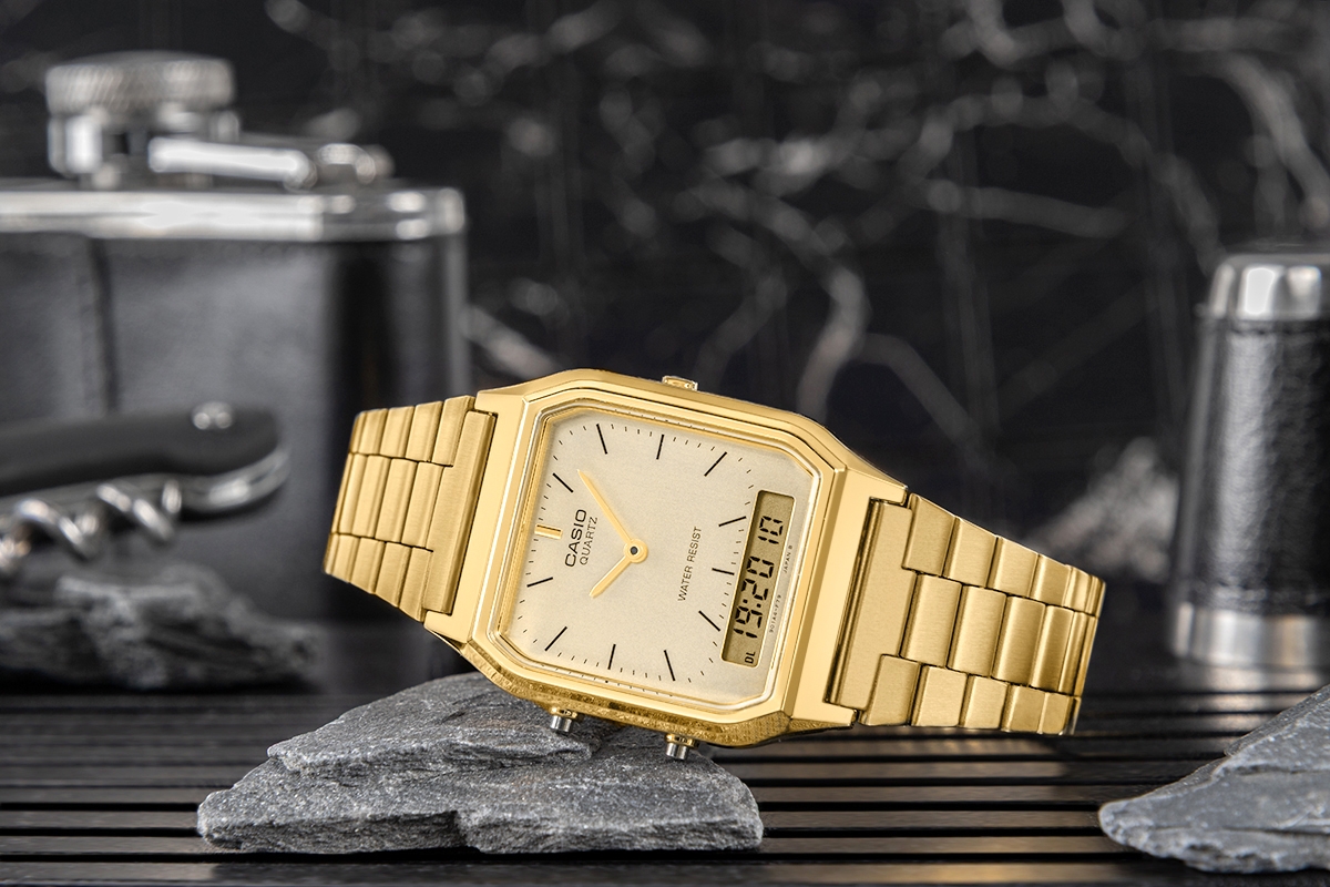 Zegarek Męski CASIO VINTAGE AQ-230GA-9DMQYES + BOX - obrazek 6