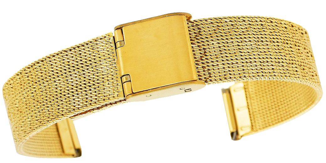 Bransoleta Fashion Mesh Złota IPG 14 mm FA14G - obrazek 2