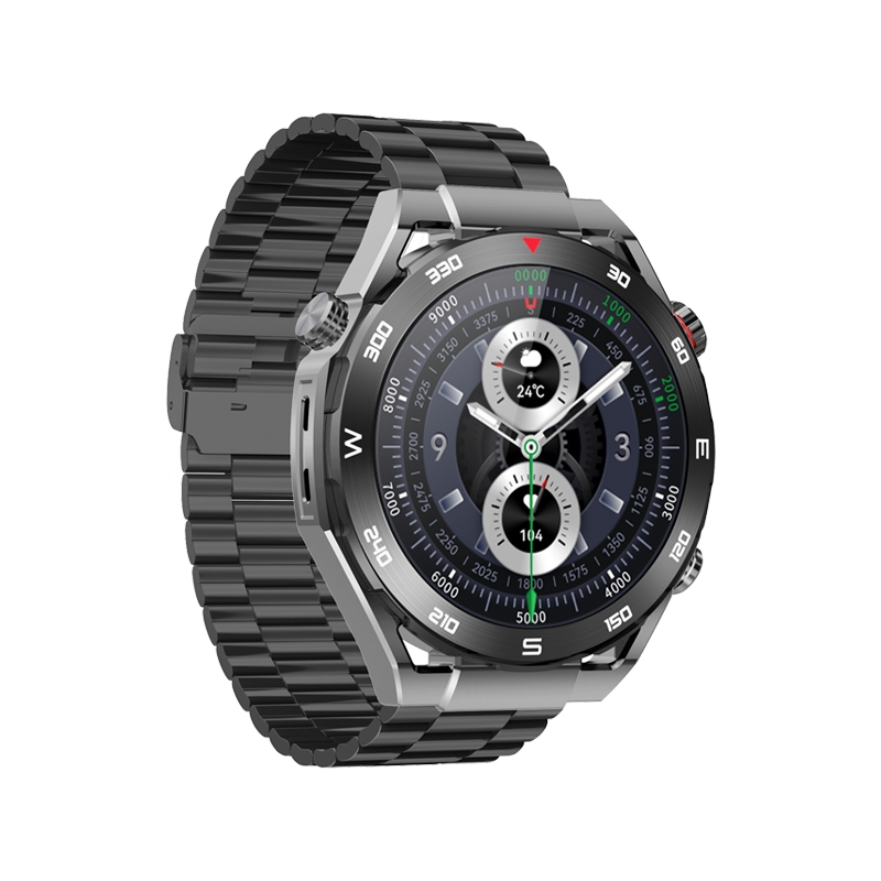 Smartwatch VELTORI VT100-1 + Czarny Pasek Silikonowy + Czarny Eko Skóra - obrazek 4