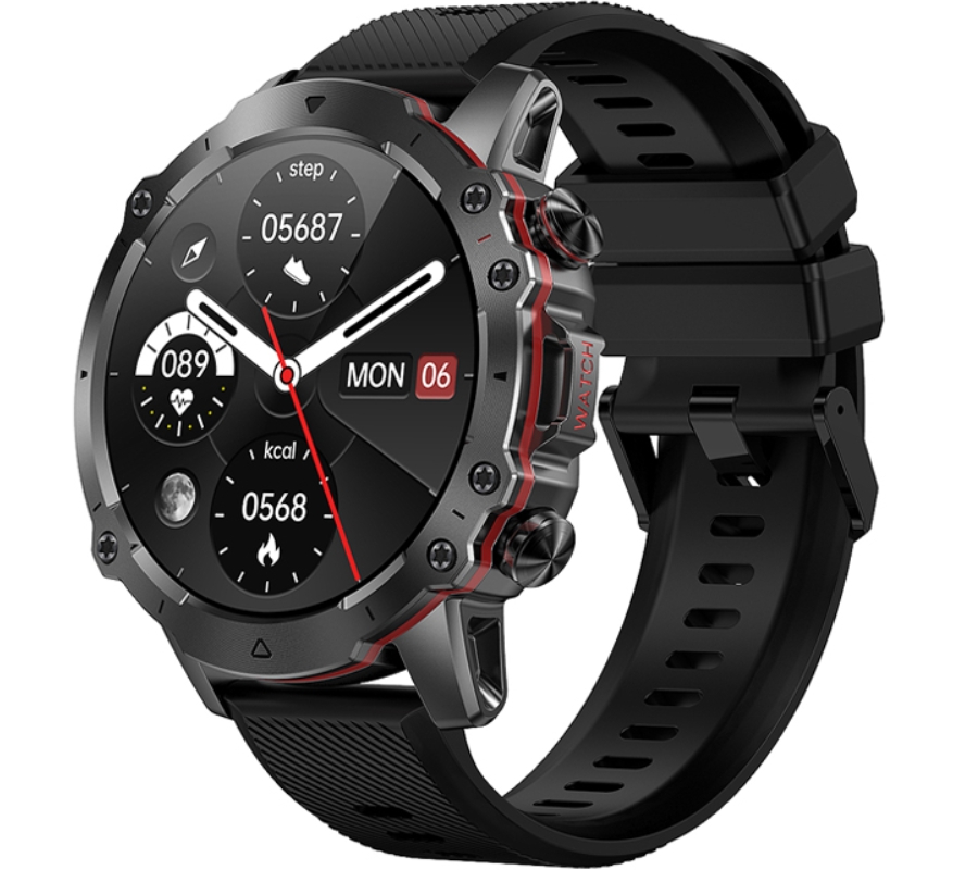 Smartwatch Męski Rubicon RNCF18-1 BLACK Bransoleta + Pasek - obrazek 3