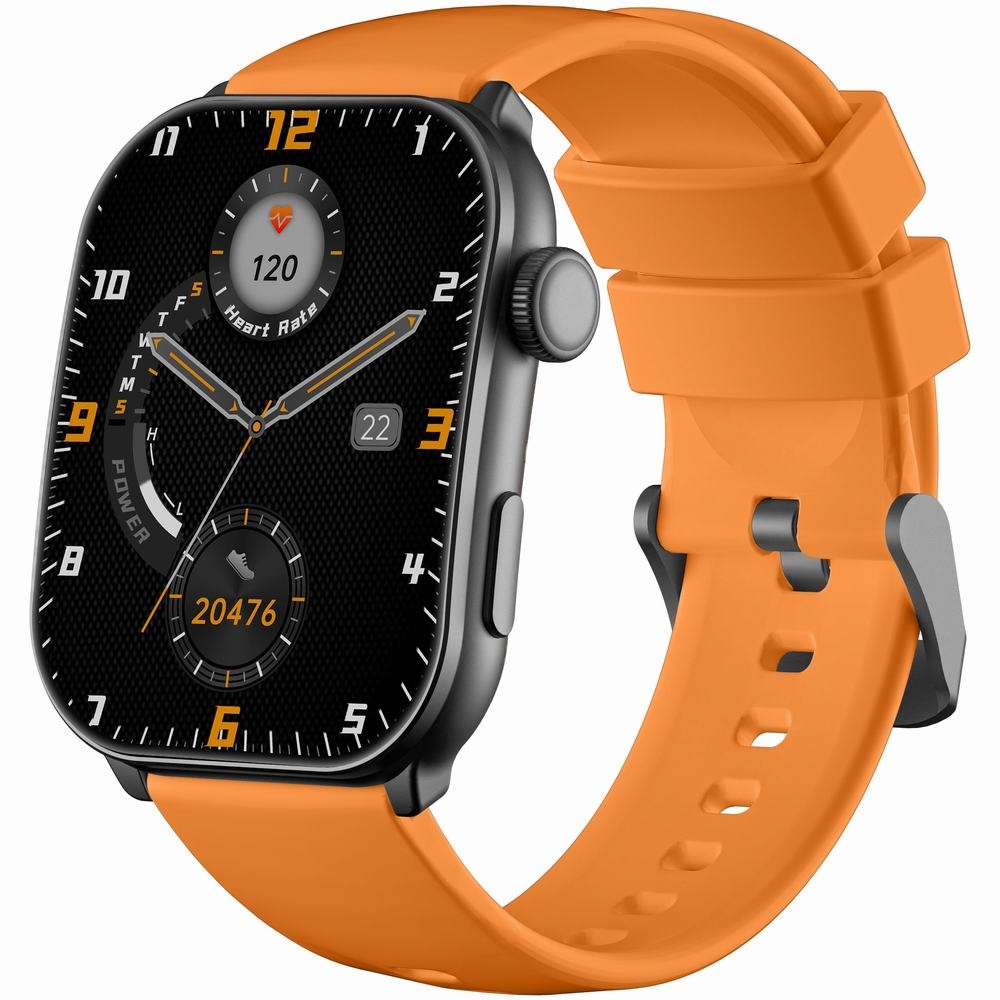 Smartwatch Męski GRAVITY GT28-2 Pasek + Bransoleta Pomarańczowo Czarny - obrazek 3