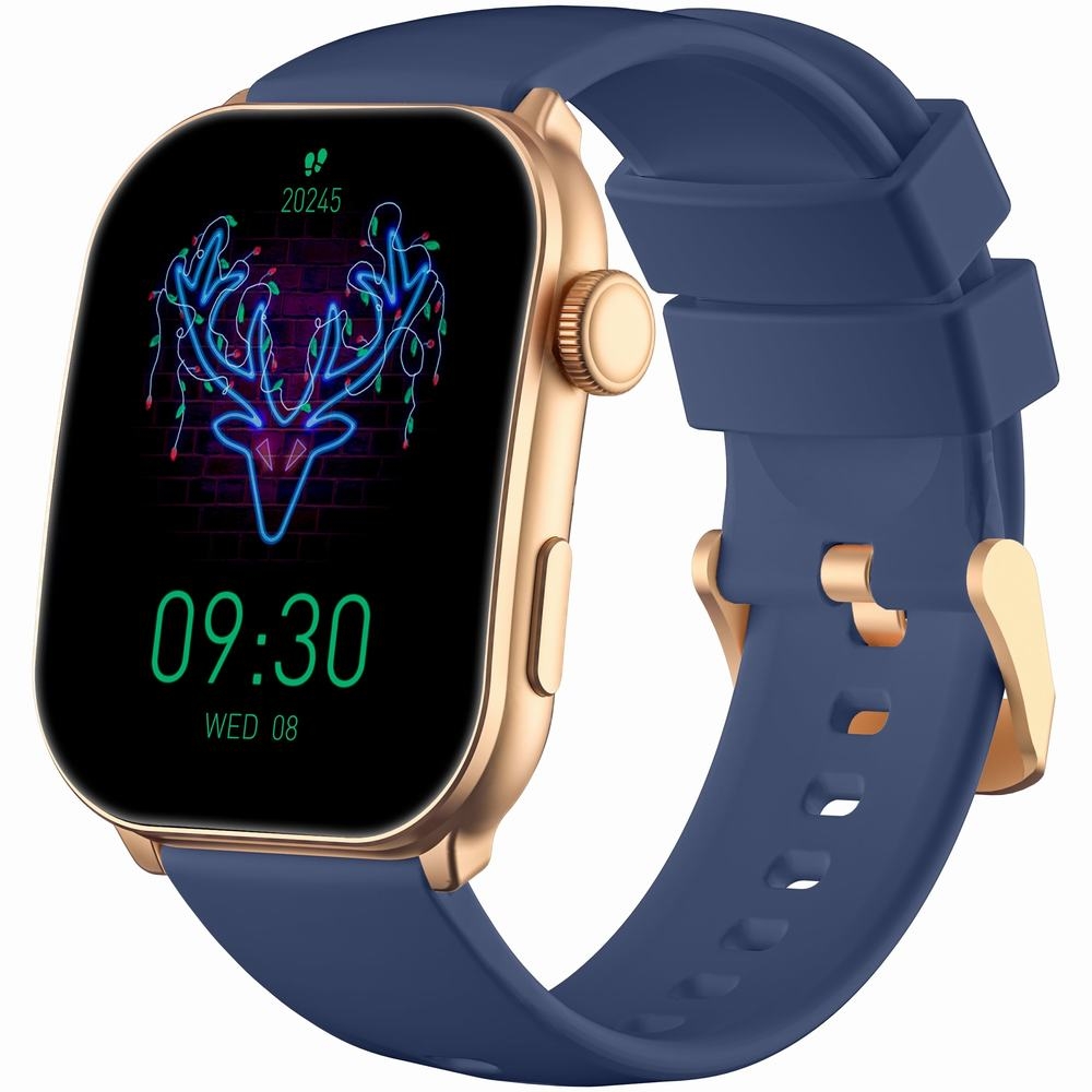 Smartwatch Damski GRAVITY GT28-8 Pasek + Bransoleta Różowe złoto Granatowy - obrazek 3