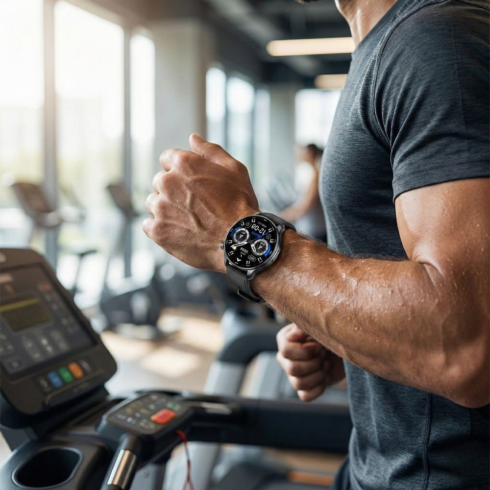 Smartwatch Gravity Czarny 2 Paski GT35-1 - obrazek 3