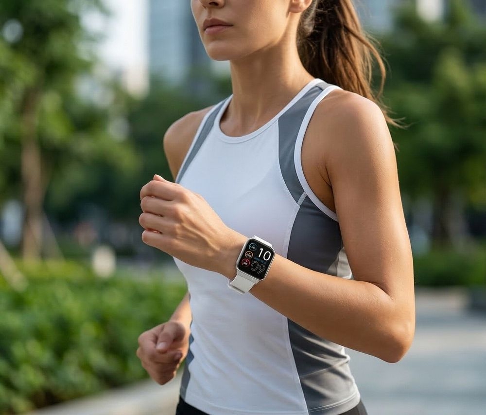 Smartwatch Gravity Srebrny Pasek + Bransoleta GT44-4 - obrazek 3