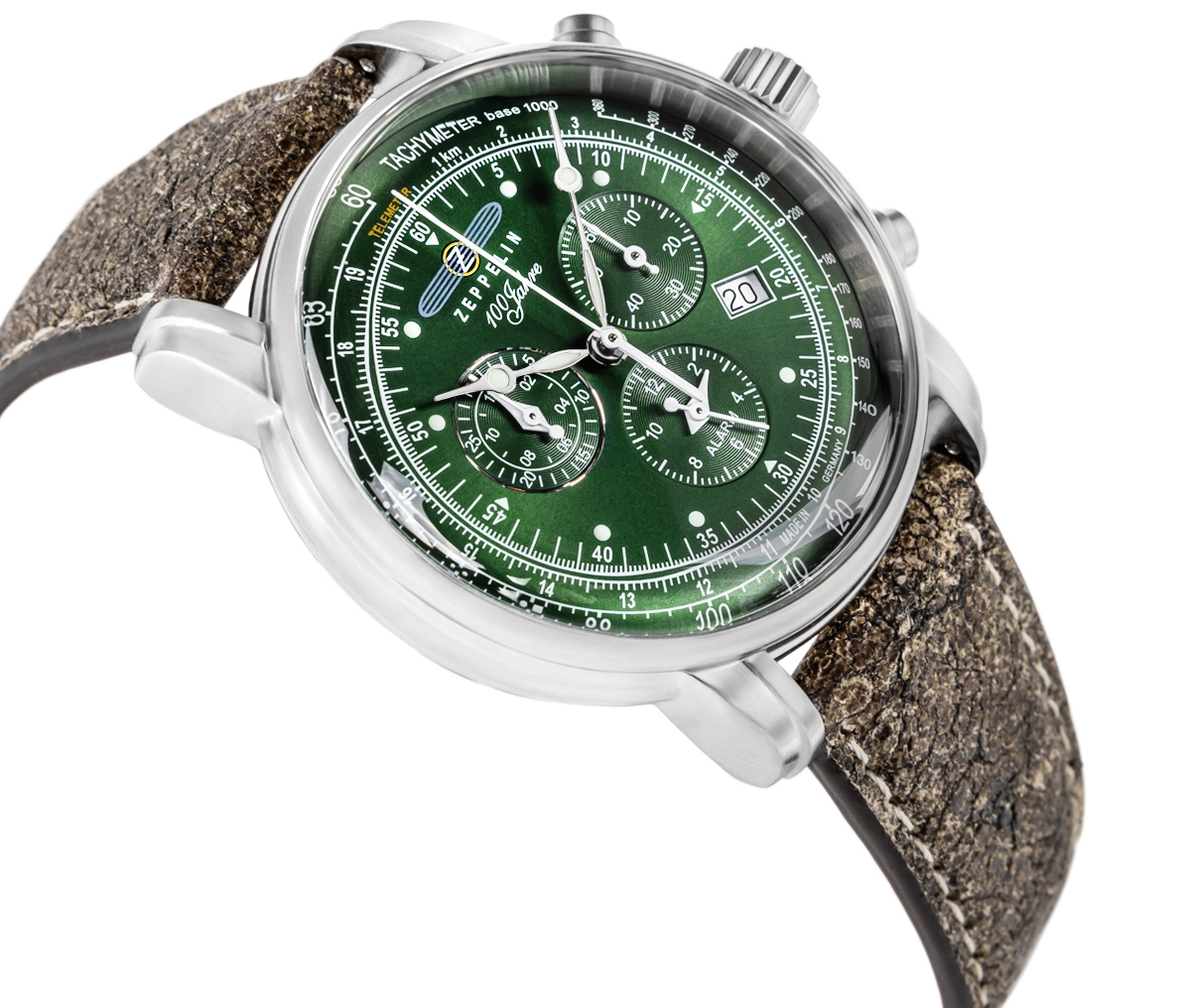 Zegarek Męski ZEPPELIN 100 Jahre Chronograph 8680-4 + BOX - obrazek 3