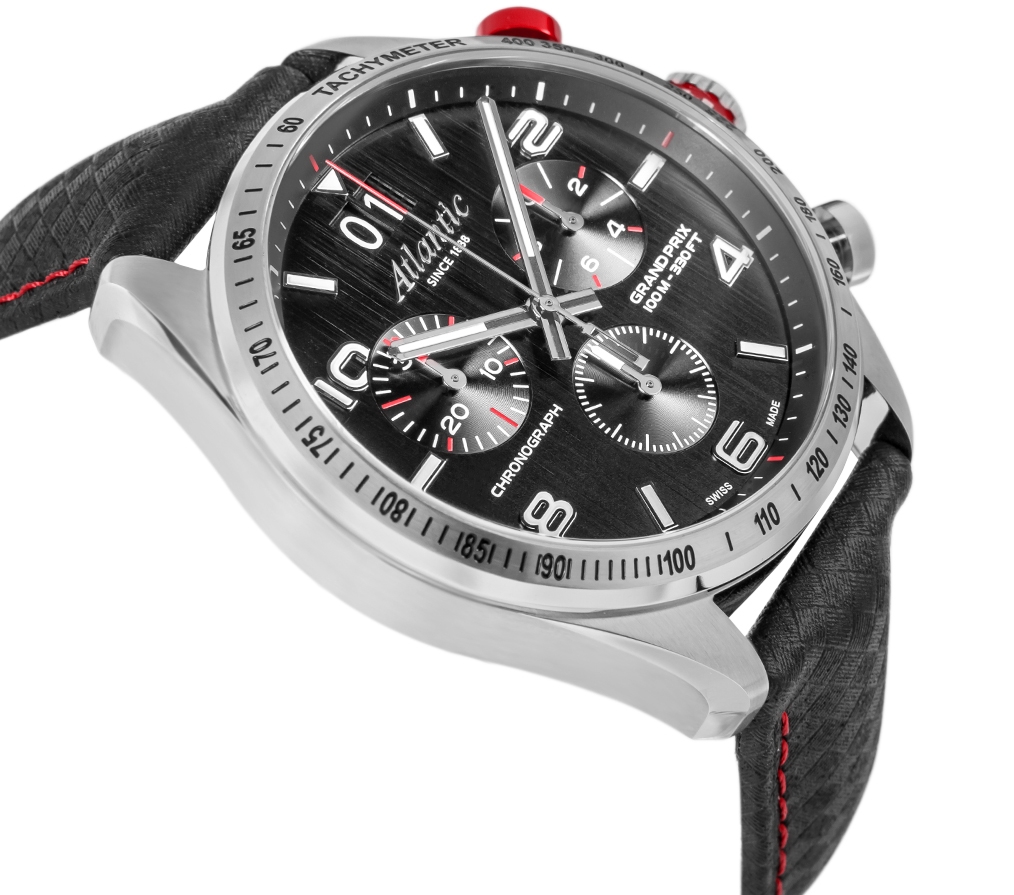 Zegarek Męski Atlantic Grand Prix Chrono 55463.41.65 + BOX - obrazek 3