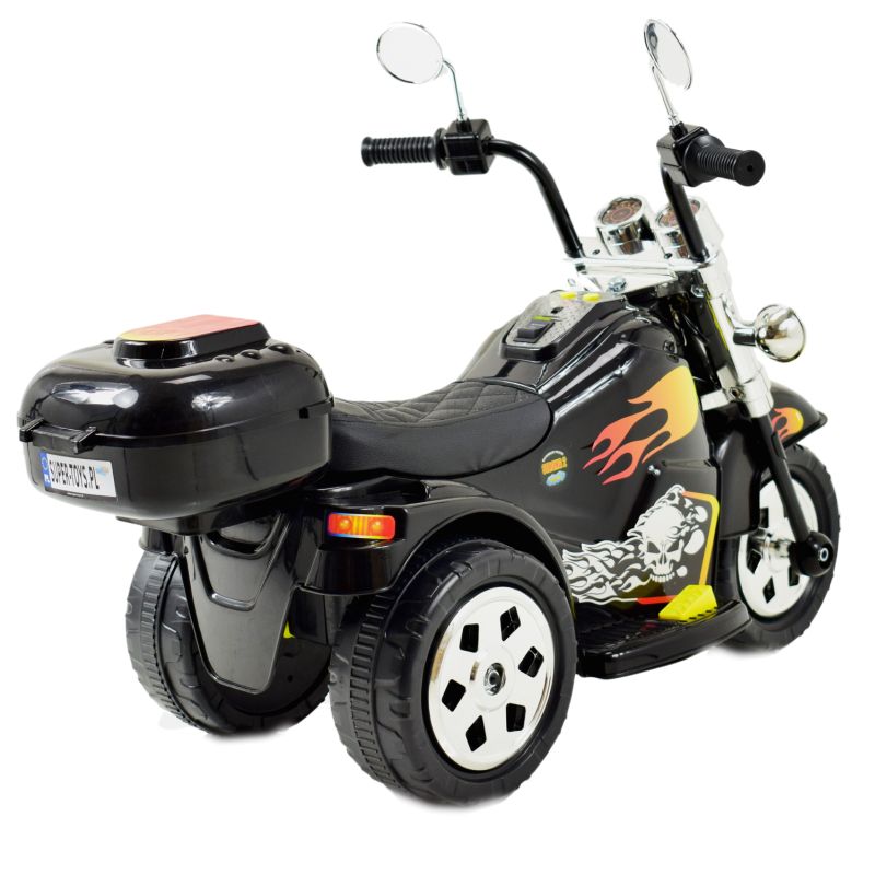 PIERWSZY MOTOR CHOPPER NA AKUMULATOR Z KUFERKIEM/LL777-1 - obrazek 4