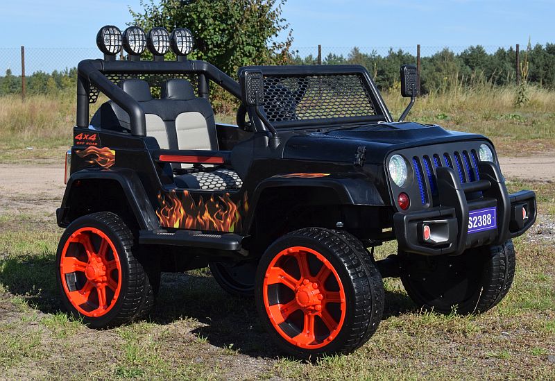 MEGA JEEP SUNSHINE, NAPĘD 4X4, 2X12V, WOLNY START/ MIĘKKIE KOŁA, BLUETOOTH, RADIO EXCLUSIVE/2388 - obrazek 13