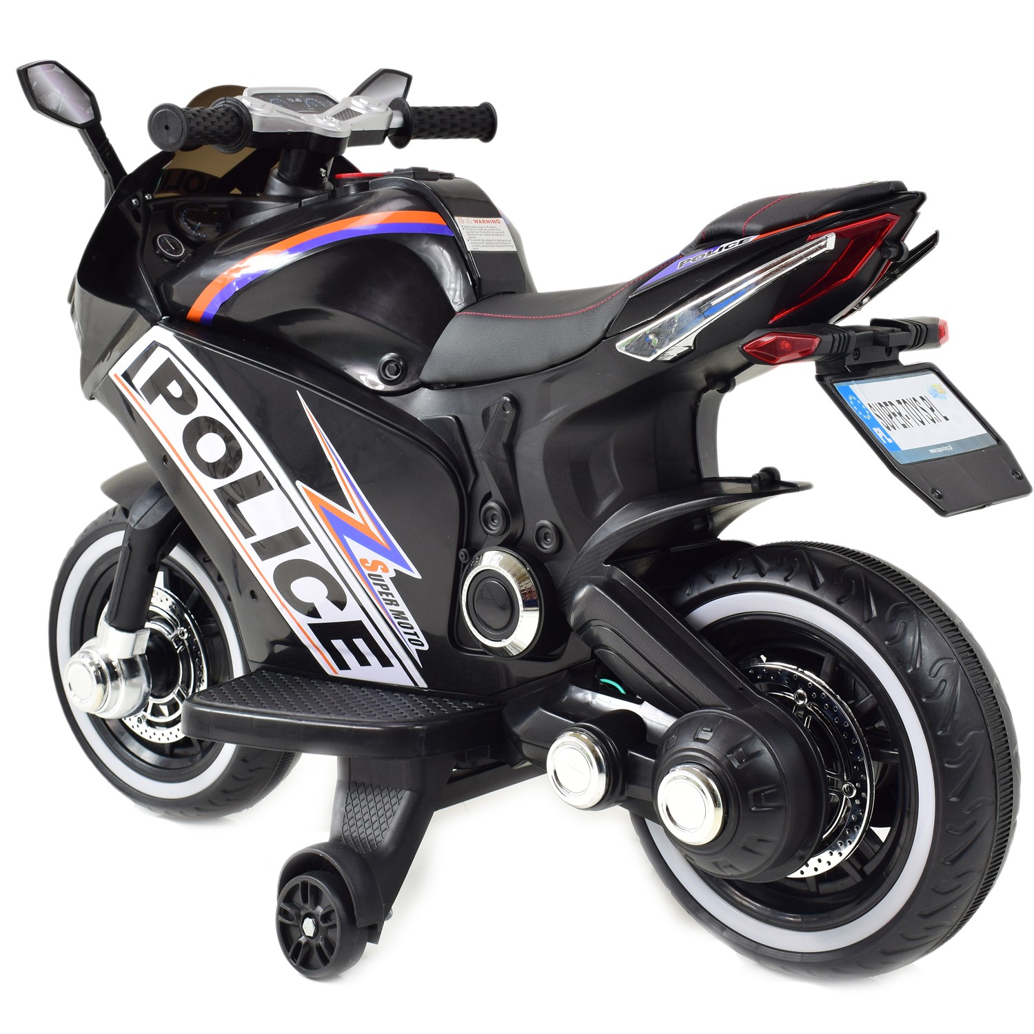 DUŻY MOTOR ŚCIGACZ STRONG 2 EXCLUSIVE, ŚWIECĄCE KOŁA, 2 KOŁOWY/HT6188-2 - obrazek 17