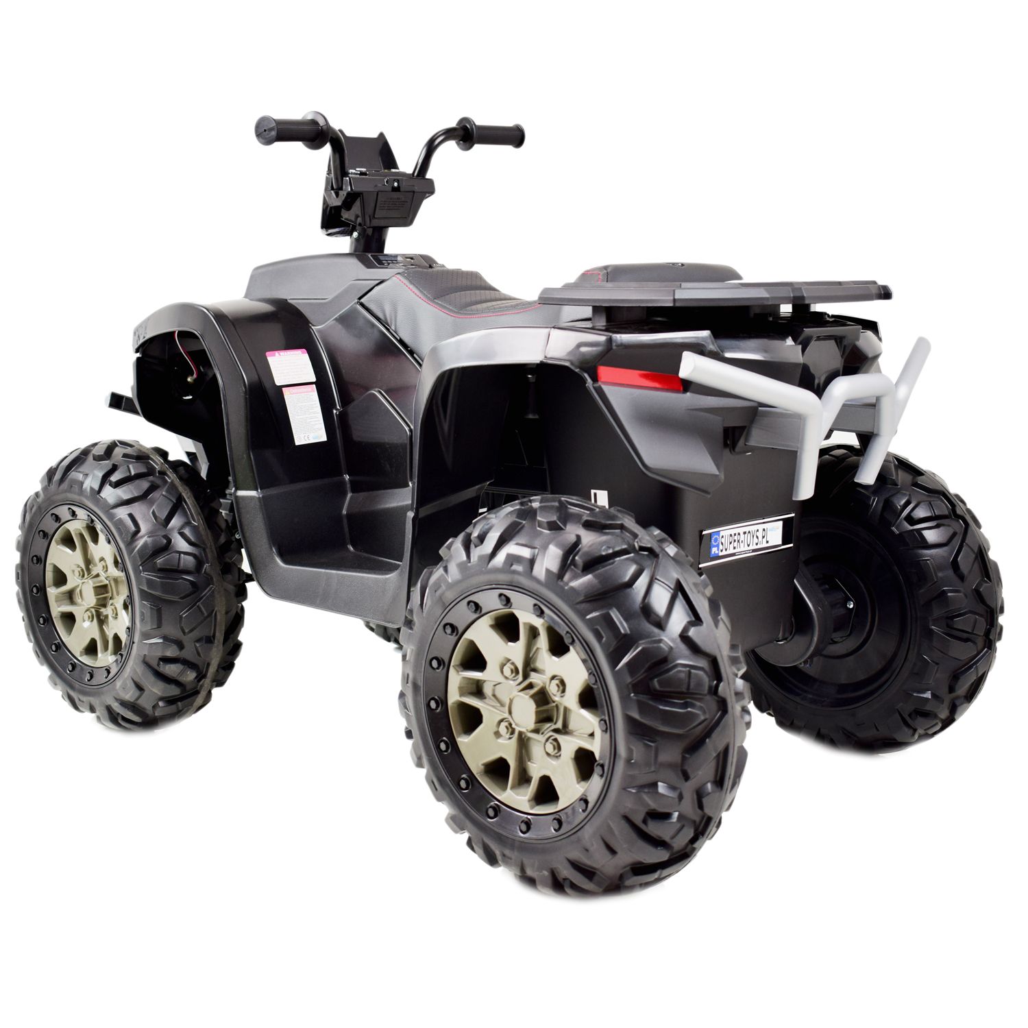 DUŻY QUAD NA AKUMULATOR, MIĘKKIE SIEDZENIE, MIĘKKIE KOŁA/CH9955 - obrazek 4