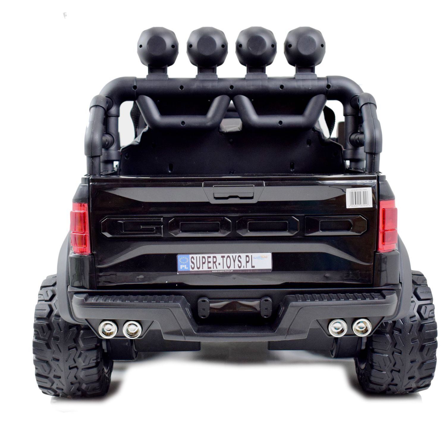MEGA JEEP WORKS SIX 4X4, 2 X 12V MĘKKIE KOŁA, MIĘKKIE SIEDZENIE/JC003 - obrazek 12