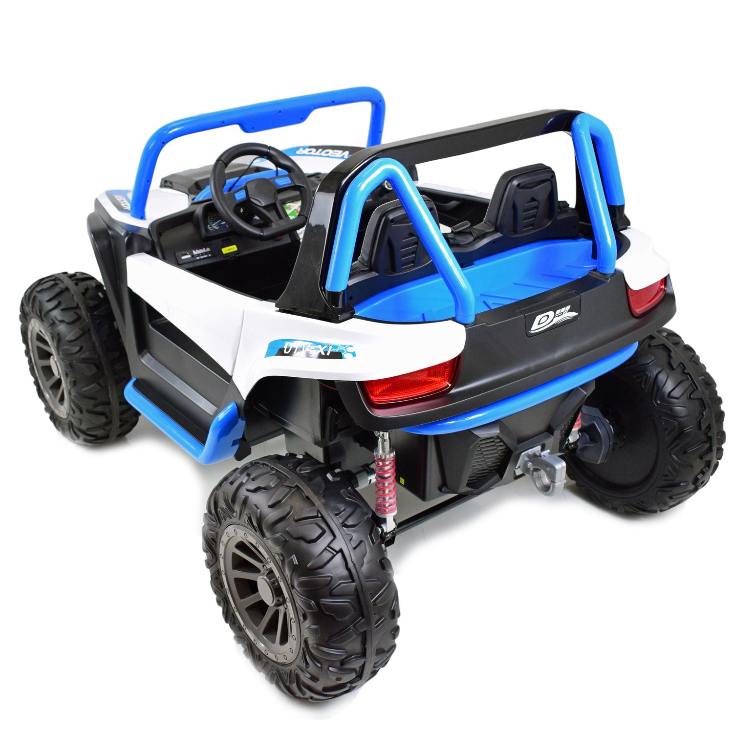 MEGA BUGGY VEOTOR 24 V, 400 W MEGA MOC, PILOT, MIĘKKIE SIEDZENIE, MIĘKKIE KOŁA /DLS-1 - obrazek 4