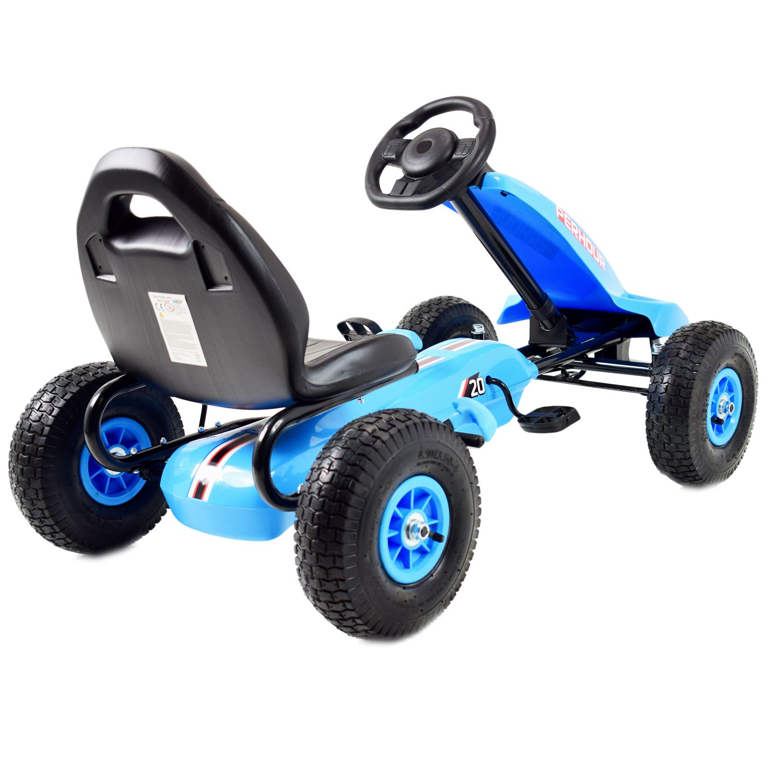 NAJNOWSZY GOKART NA PEDAŁY, KOŁA POMPOWANE, HAMULCE/G203 - obrazek 11
