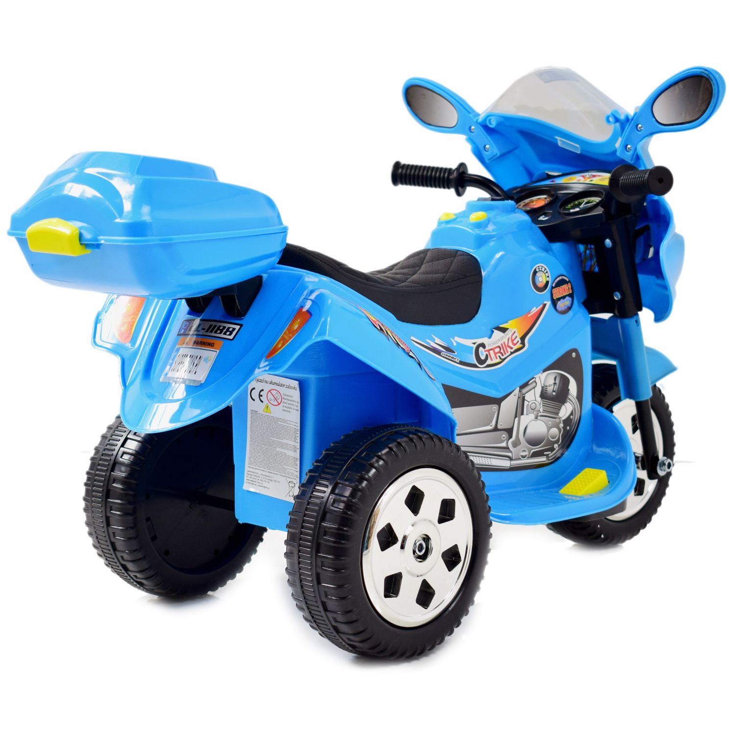 Motorek dla maluszka, dźwięki, światła, miękkie siedzenie/LL1188 - obrazek 11