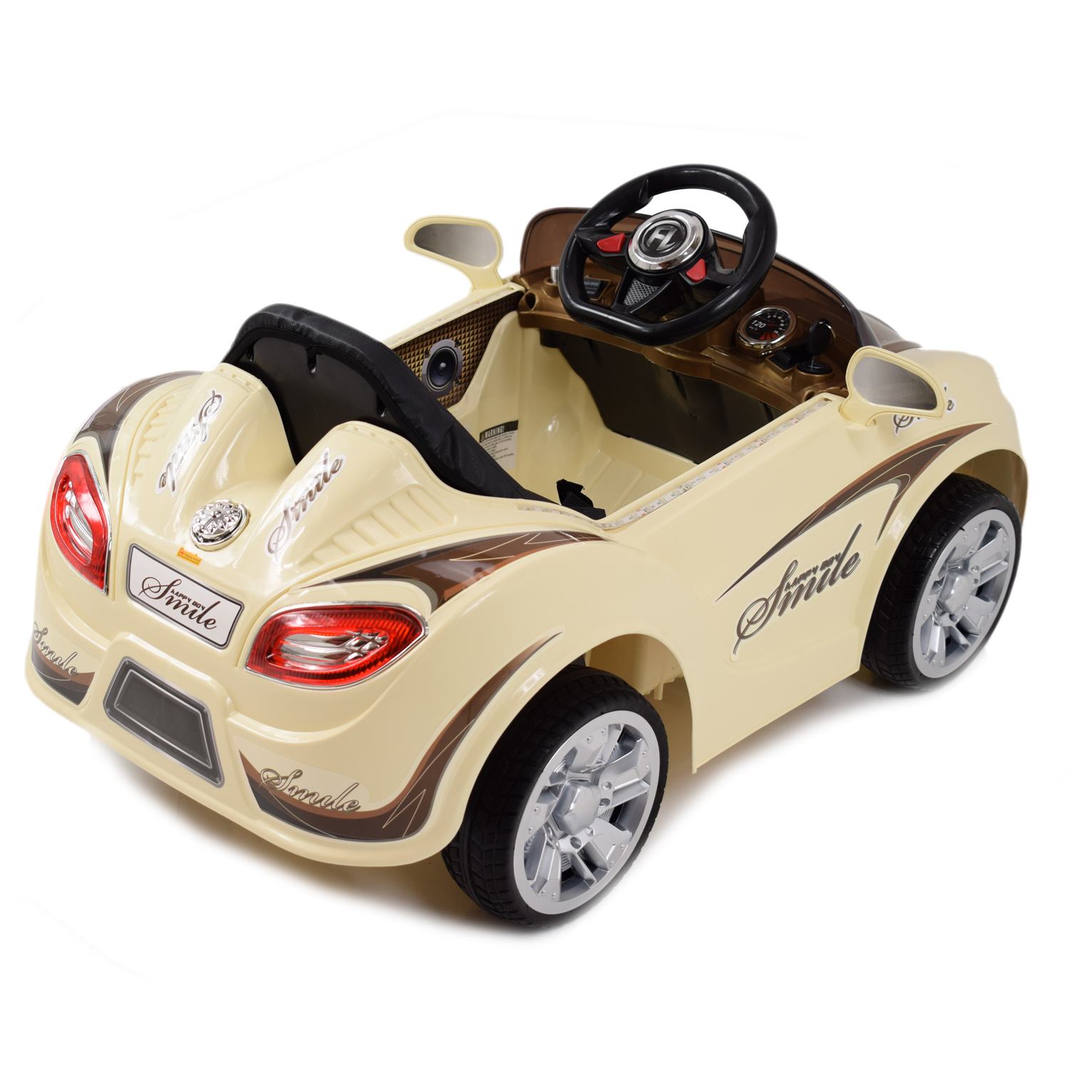 NAJNOWSZY ROADSTER SMILE, DWA SILNIKI, KLUCZYK,MIĘKKIE SIEDZENIE, MIĘKKIE KOŁA/HL938 - obrazek 4