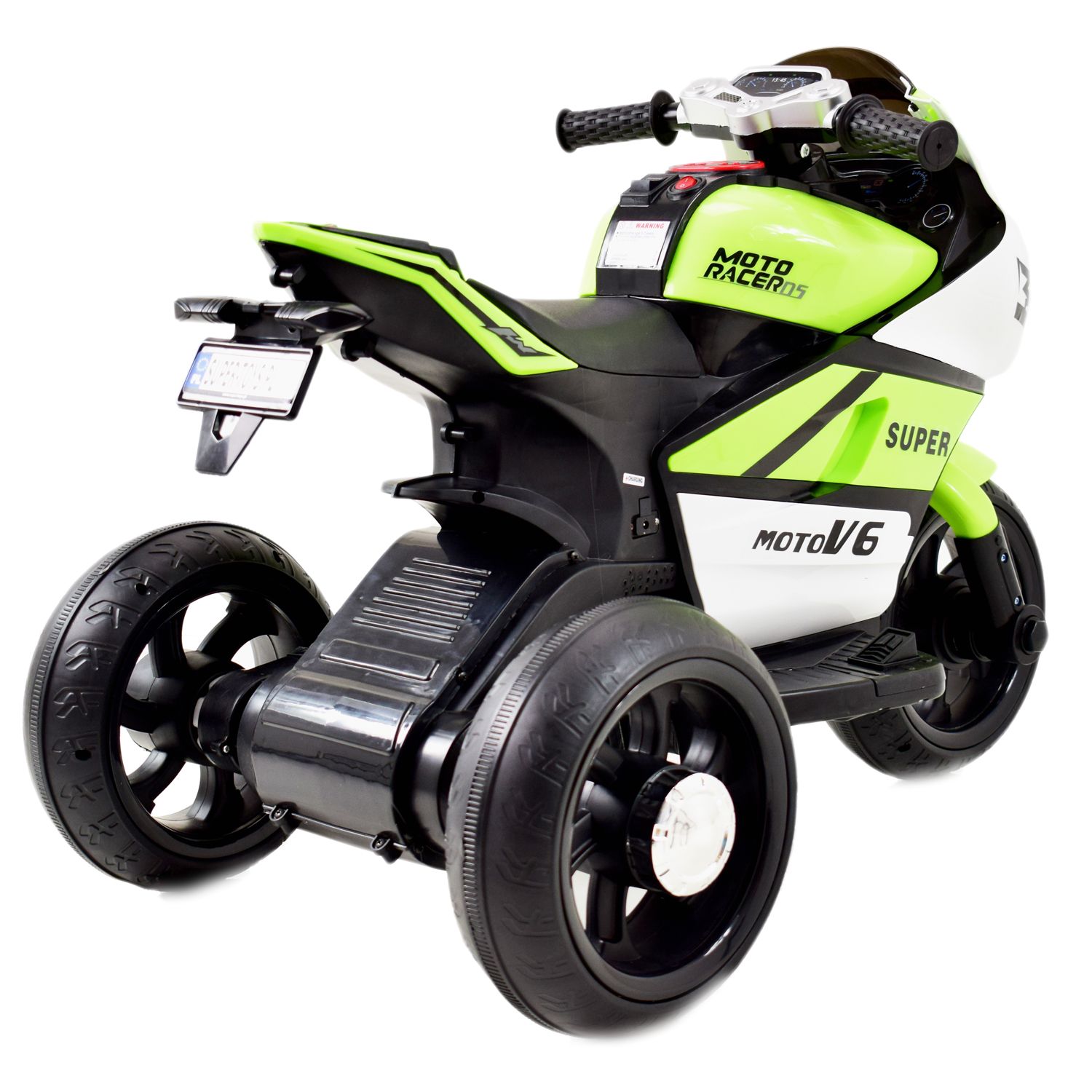 DUŻY MOTOR ŚCIGACZ STRONG 2 EXCLUSIVE, ŚWIECĄCE KOŁA, 3 KOŁOWY/HT5188 - obrazek 23