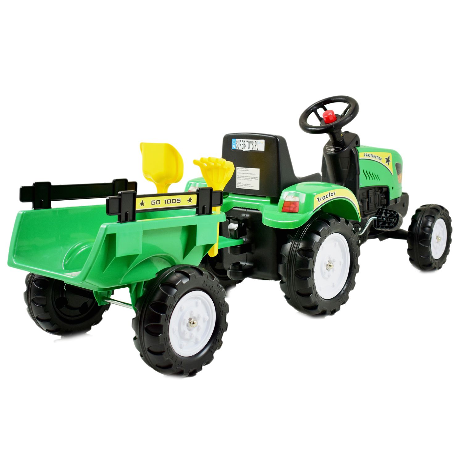 TRAKTOR NA PEDAŁY Z PRZYCZEPĄ I AKCESORIAMI/TR3001 - obrazek 11