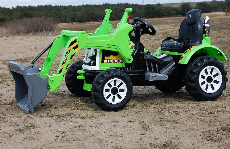 MOCNY TRAKTOR Z ŁYŻKĄ KINGDOM 12V DWIE PRĘDKOŚCI/JS328A - obrazek 7