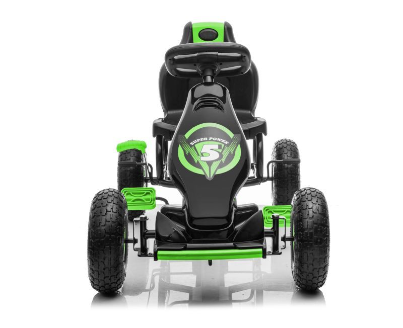 DUŻY GOKART NA PEDAŁY SUPER POWER 5, POMPOWANE KOŁA/G18 - obrazek 39