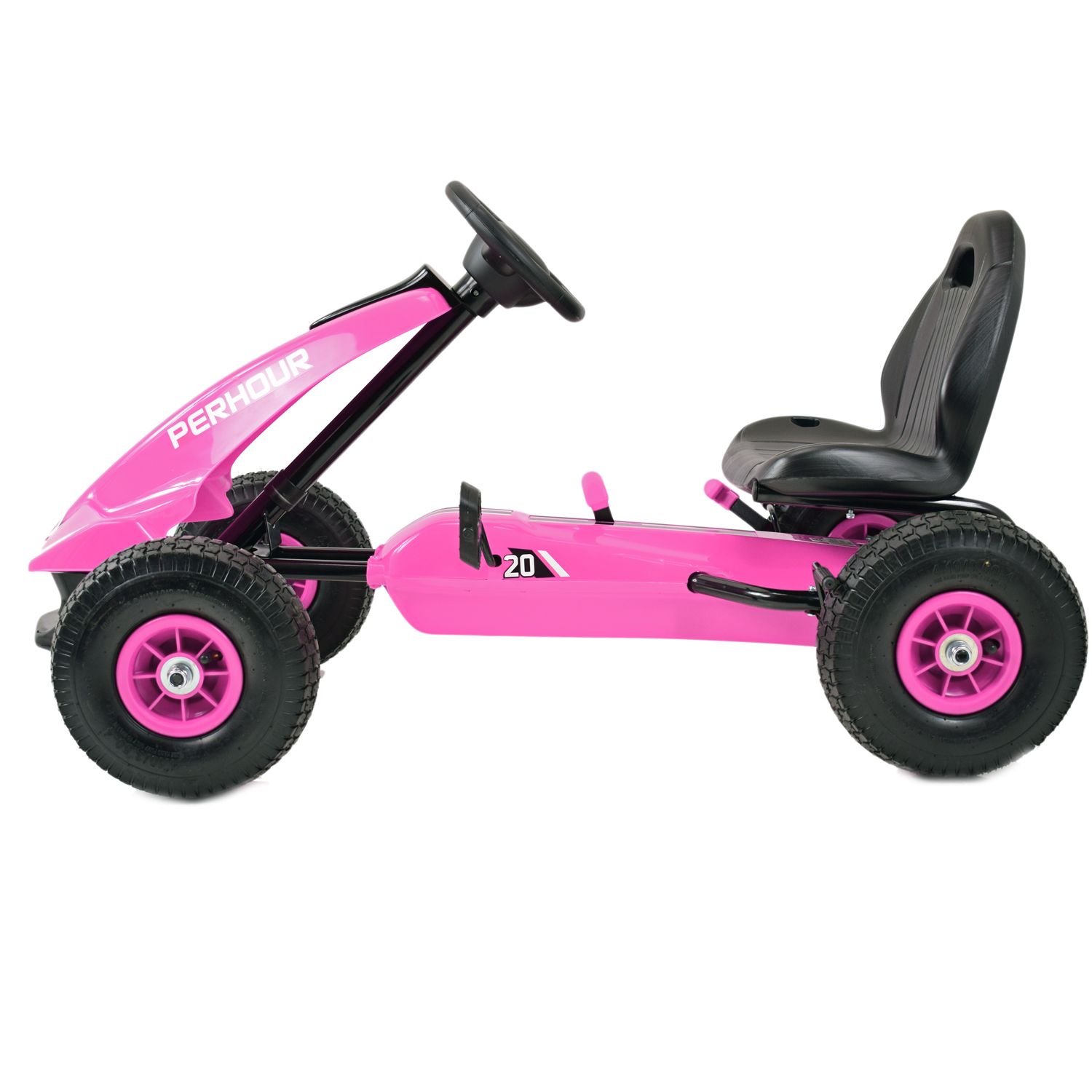 NAJNOWSZY GOKART NA PEDAŁY, KOŁA POMPOWANE, HAMULCE/G203 - obrazek 18