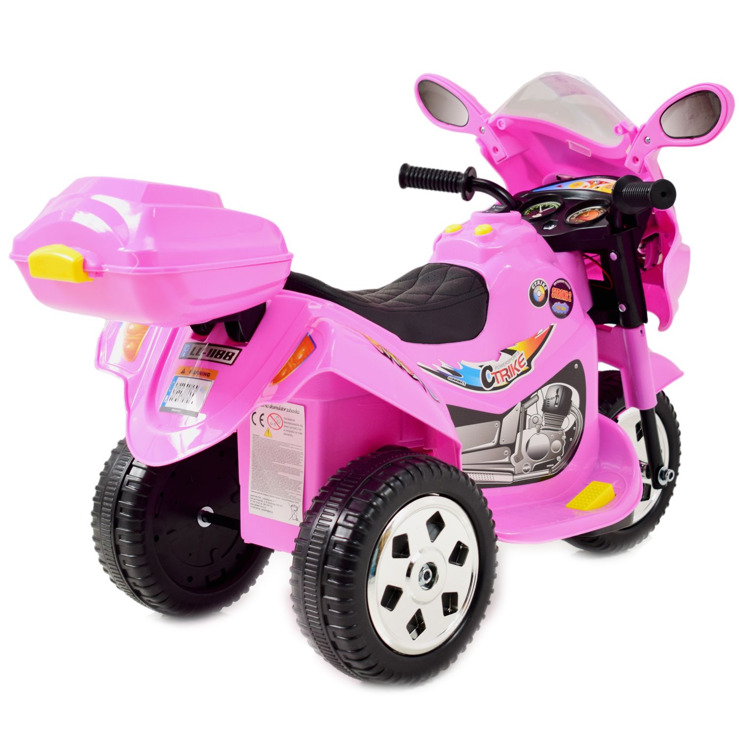 Motorek dla maluszka, dźwięki, światła, miękkie siedzenie/LL1188 - obrazek 18