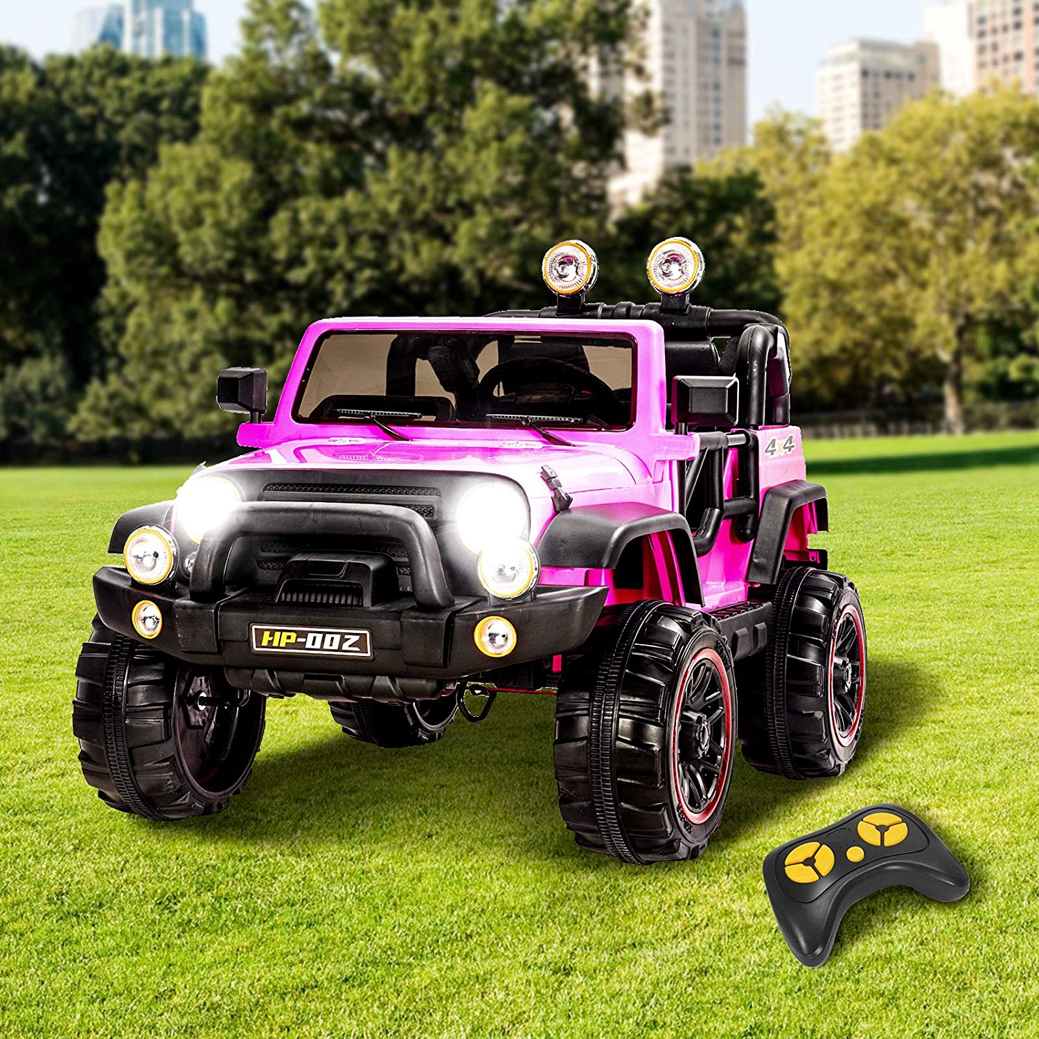 MEGA JEEP PERFECT 002 EXCLUSIVE 4x4, WOLNY START/ MIĘKKIE KOŁA, 4x4 HP-002 - obrazek 3