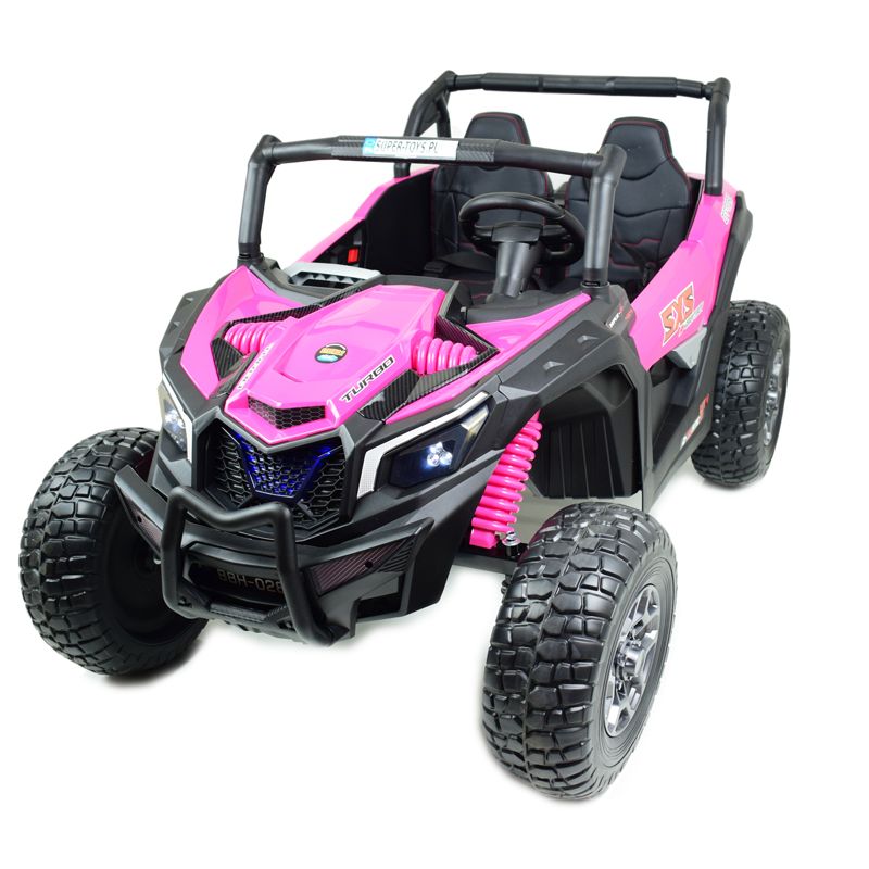 MEGA BUGGY SXS DLA 2 DZIECI 2X120W, SUPER MOC, PRZESUWANE SIEDZENIE, WALIZKA/BBH028 - obrazek 11