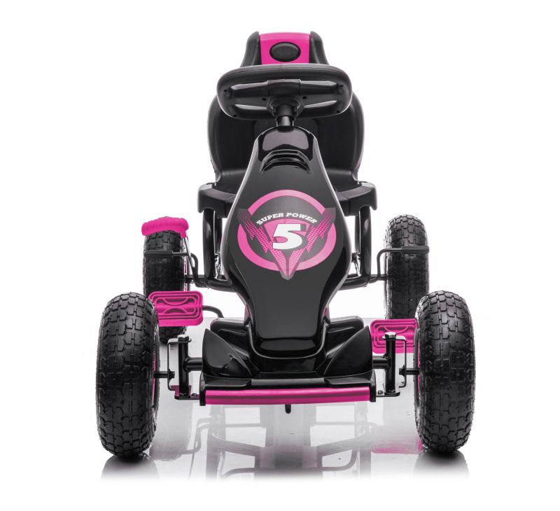 DUŻY GOKART NA PEDAŁY SUPER POWER 5, POMPOWANE KOŁA/G18 - obrazek 31