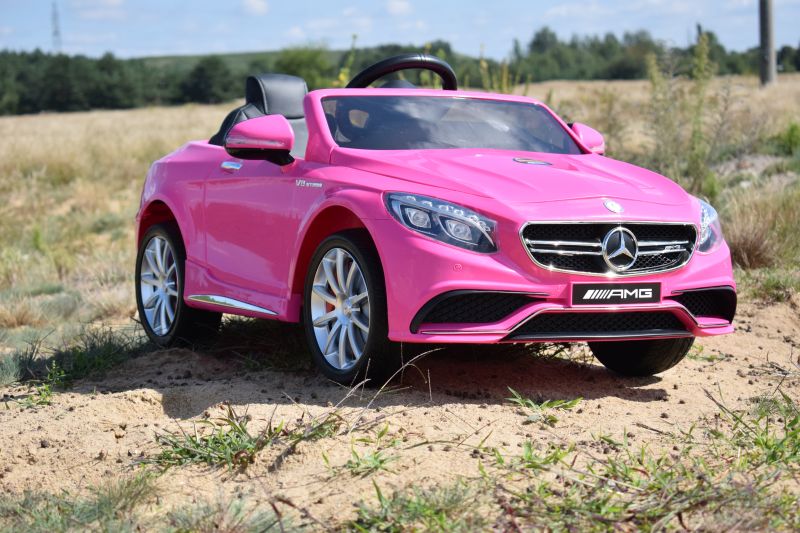 MERCEDES S63 AMG LICENCJA, MIĘKKIE KOŁA EVA FULL OPCJA, WOLNY START, MIĘKKIE SIEDZENIE/HL169 - obrazek 4