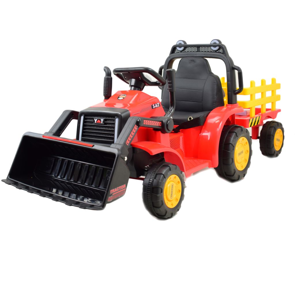 Super traktor z przyczepą i łyżką - na akumulator, pilot/aplikacja/YT1066 - obrazek 5