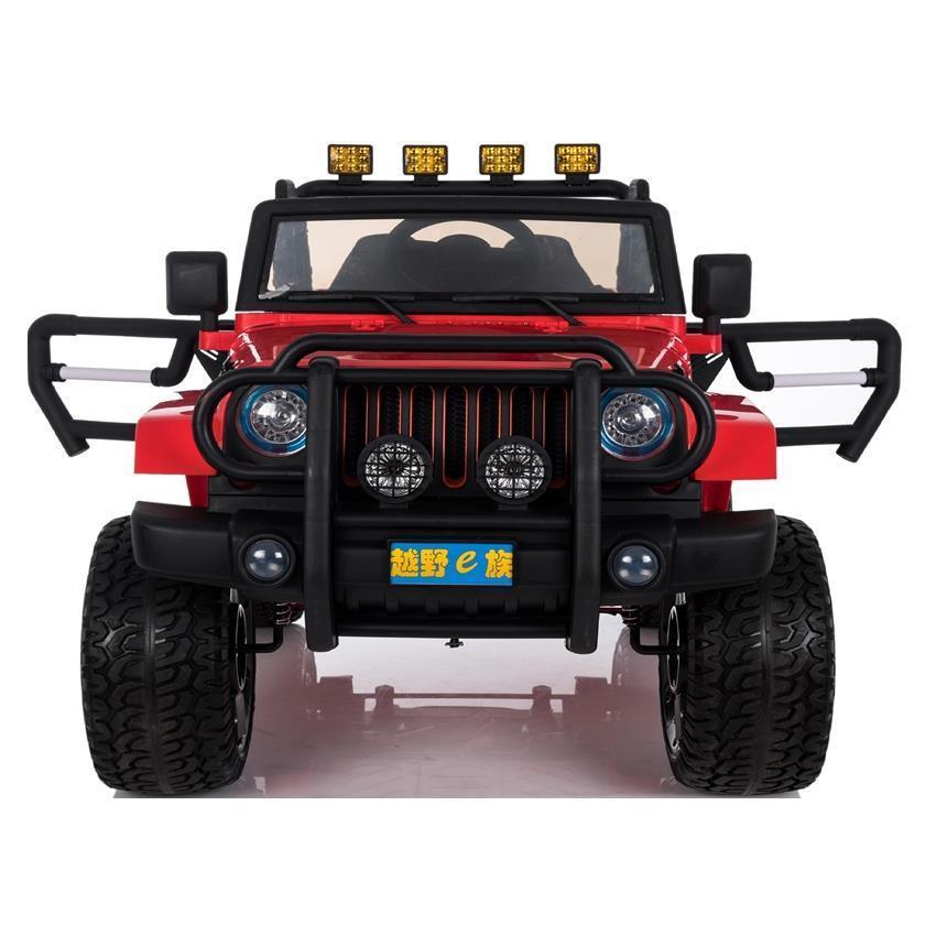 MEGA JEEP 4X4 Z REDUKTOREM NAPĘDU EXCLUSIVE, WOLNY START,MIĘKKIE KOŁA, 2x12V 10 Ah/WXE1688 - obrazek 17