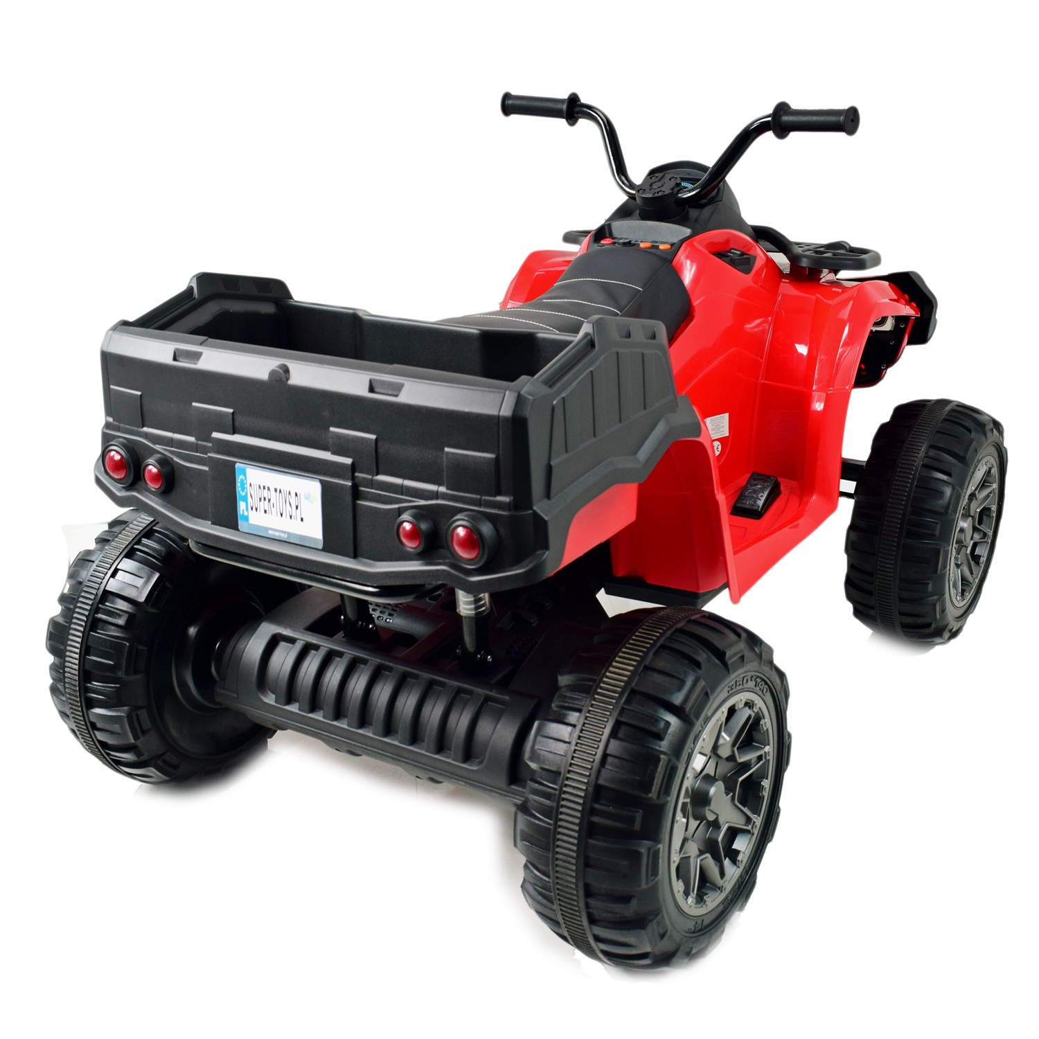 MEGA WIELKI QUAD 24 V, 2X100W, AMORTYZATORY, MIĘKKIE KOŁA, RADIO/0909-24V - obrazek 12