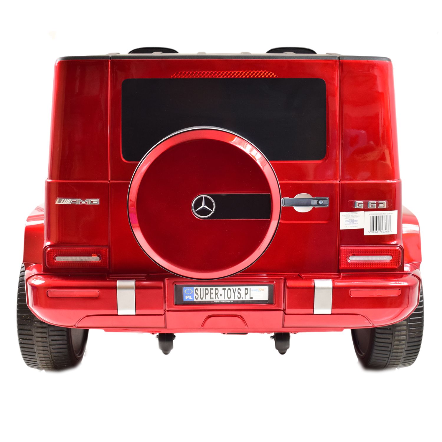 MERCEDES G63 AMG DLA 2 DZIECI, 24V, 4X4, MIĘKKIE KOŁA EVA, MIĘKKIE SIEDZENIE, LAKIER POLEROWANY FULL OPCJA/S-307 - obrazek 4