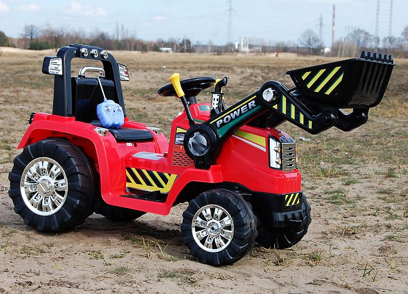 NAJMOCNIEJSZY TRAKTOR Z ŁYŻKĄ I PILOTEM 12V DWIE PRĘDKOŚCI/1005A - obrazek 3