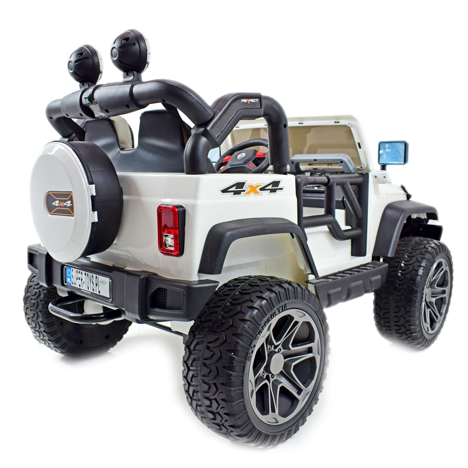 MEGA JEEP PERFECT 002 EXCLUSIVE, WOLNY START/ MIĘKKIE KOŁA HP-002 - obrazek 6