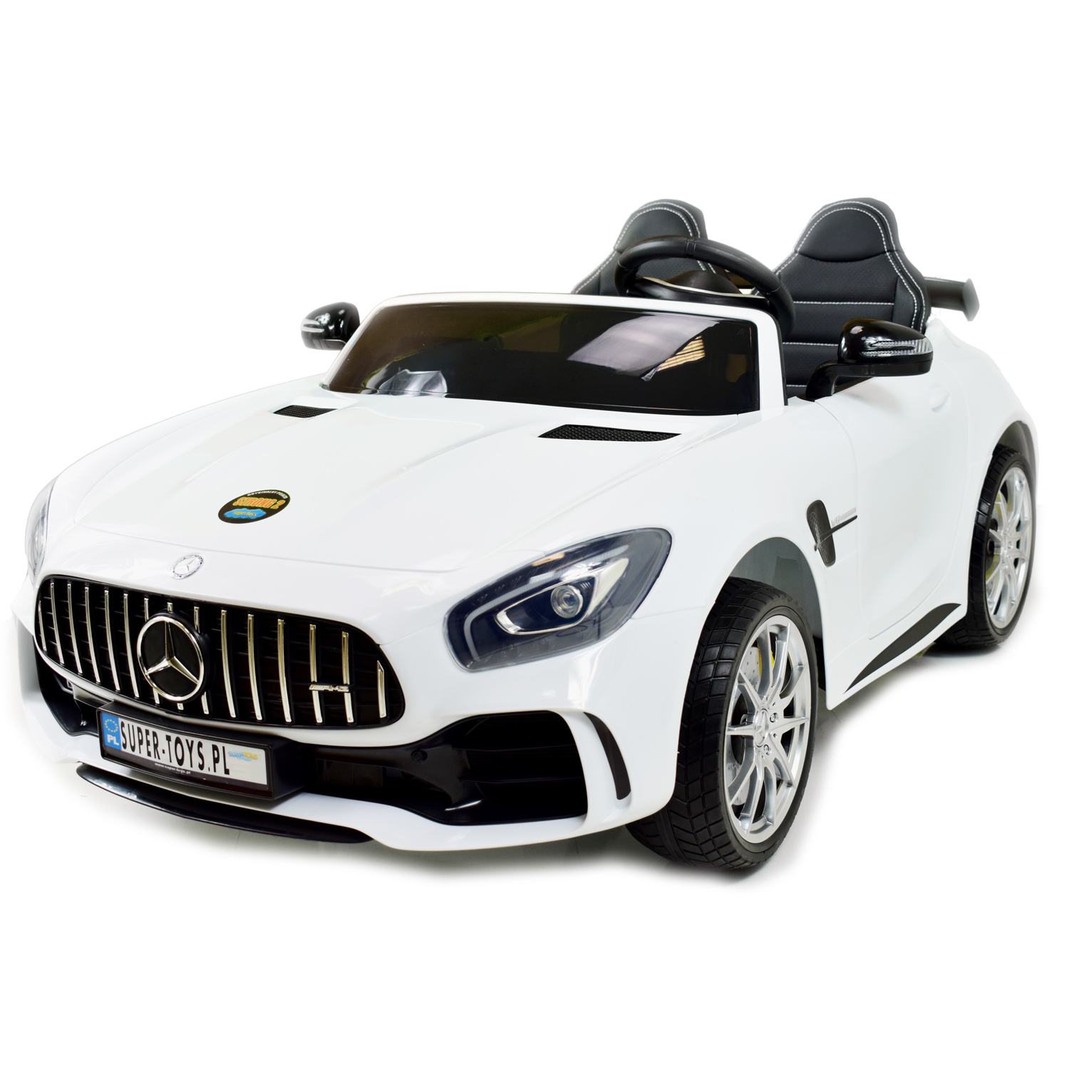 MERCEDES DWUOSOBOWY GT R, MIĘKKIE KOŁA EVA, MIĘKKIE SIEDZENIE FULL OPCJA/HL289 - obrazek 6