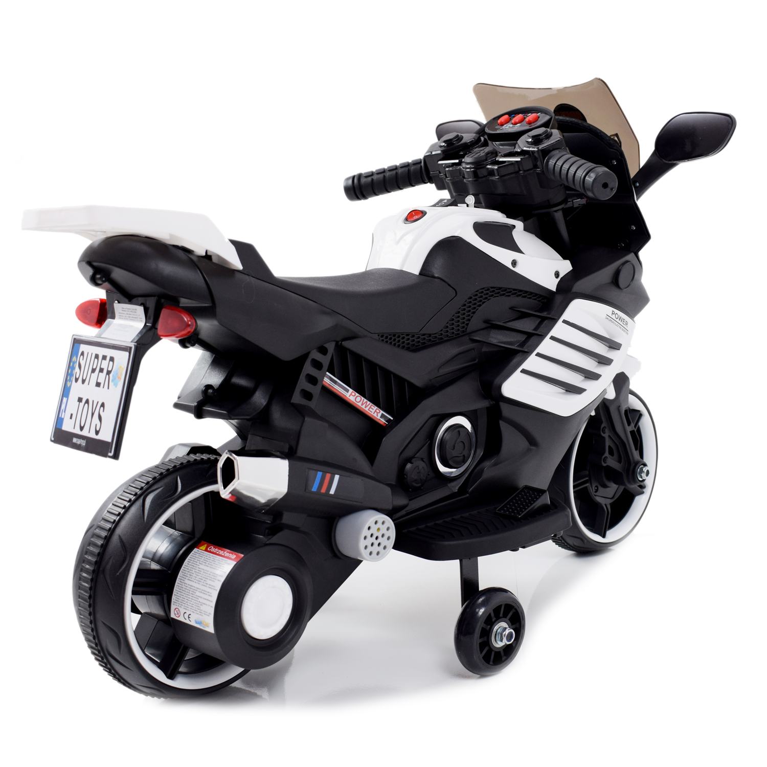 MOTOR ŚCIGACZ POWER 158 - PIERWSZY MOTOREK DLA DZIECKA, MIĘKKIE SIEDZENIE, MIĘKKIE KOŁA EVA/LQ158 - obrazek 10