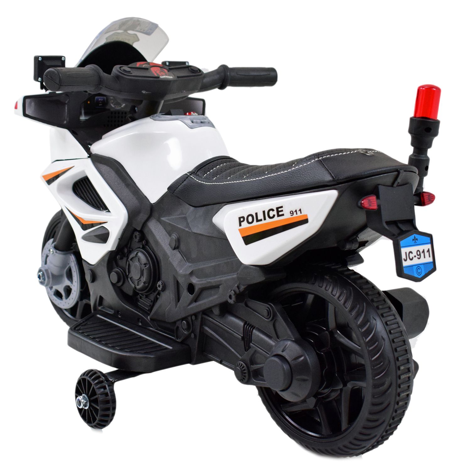PIERWSZY MOTOR POLICYJNY Z KOGUTEM - DLA MALUSZKA/JC-911 - obrazek 4