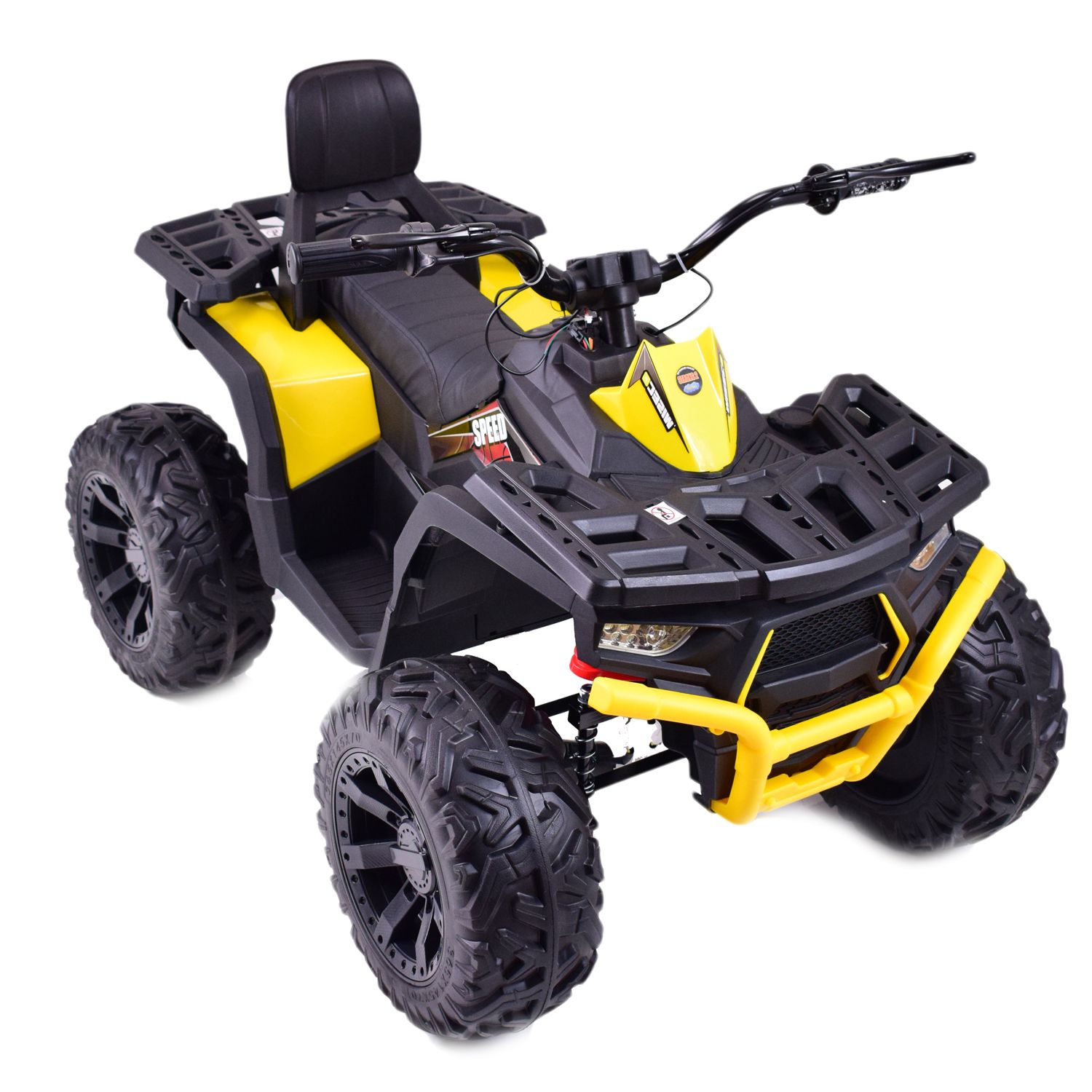 MEGA QUAD TOP SPEED 4X45W, SUPER MOC, GAZ W MANETCE, HAMULCE, PILOT/JC-333 - obrazek 4